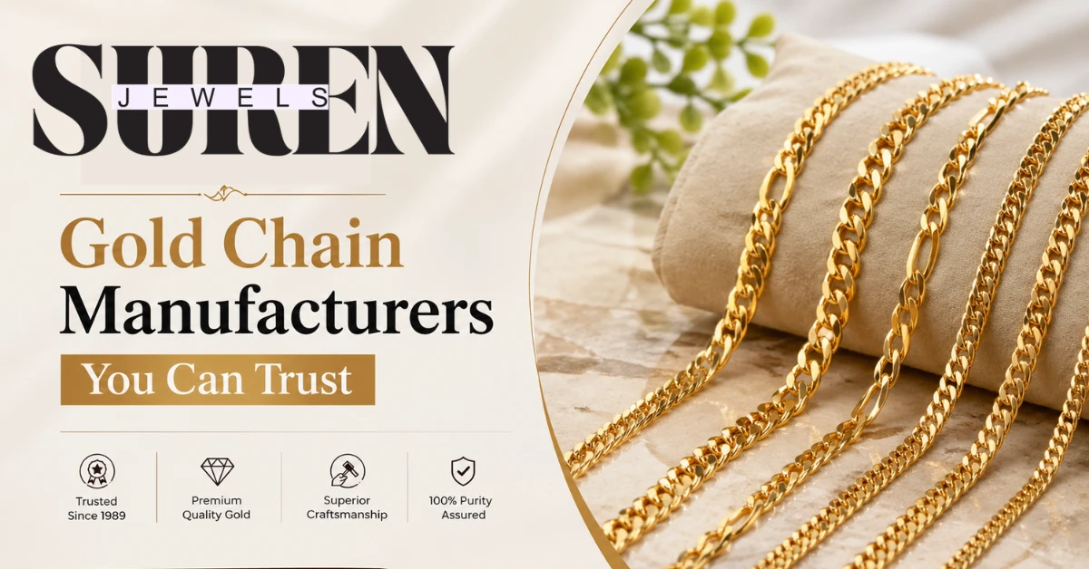 Gold Chain Manufacturers You Can Trust Suren Jewels