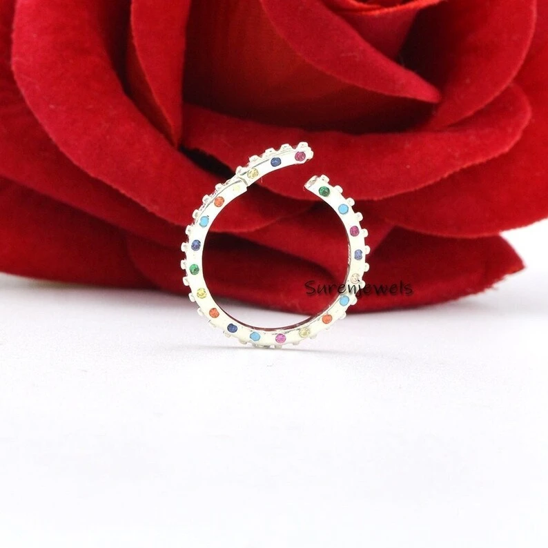 14K Gold Circle Enhancer – Round Ball Charms Holder & Link Push Clasp Lock