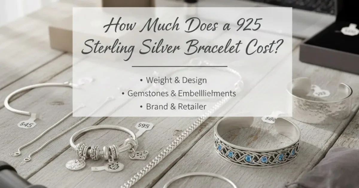 How Much Does a 925 Sterling Silver Bracelet Cost?