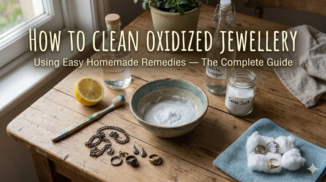 How to Clean Oxidized Jewellery Using Easy Homemade Remedies — The Complete Guide