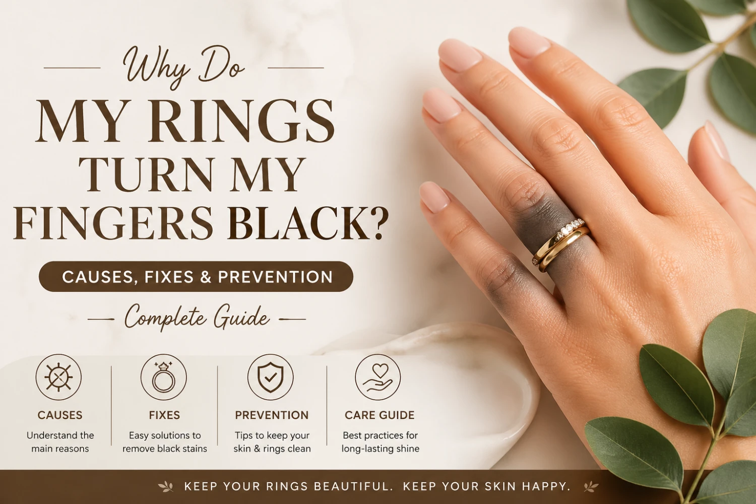 Why Do My Rings Turn My Fingers Black? The Complete Guide by Suren Jewels