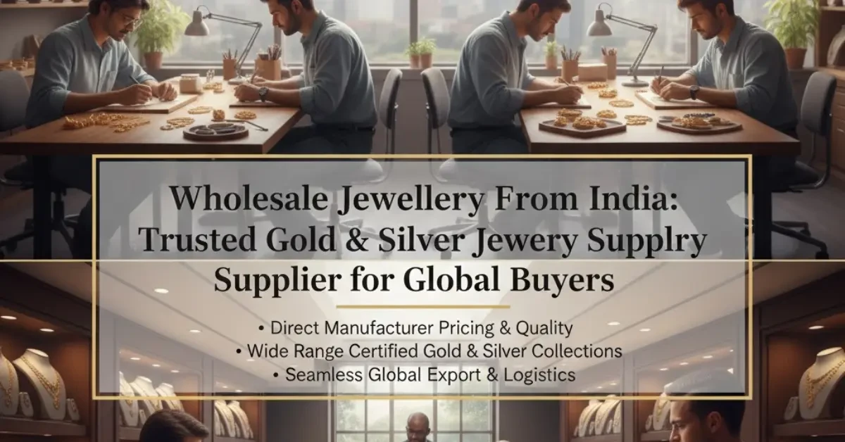 Wholesale Jewellery From India: Trusted Gold & Silver Jewellery Supplier for Global Buyers