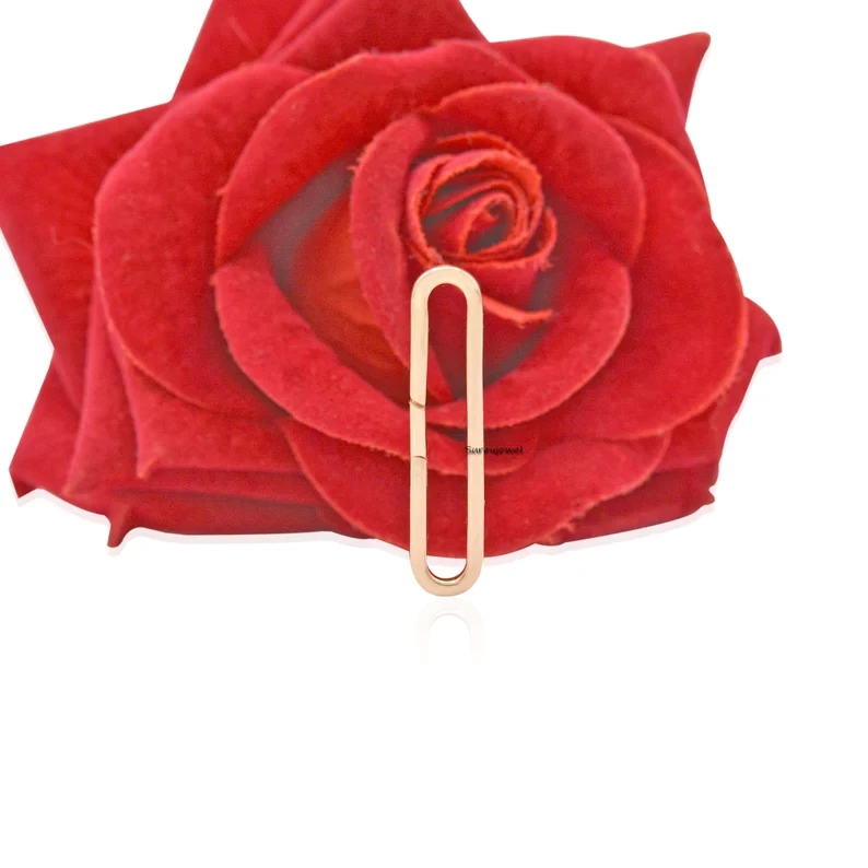 925 Silver Diamond Enhancer Charm Pendant Lock - Pave Diamond Push Lock Connector