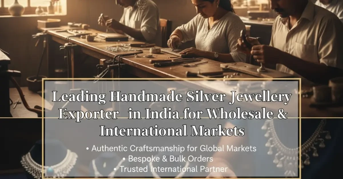 Leading Handmade Silver Jewellery Exporter in India for Wholesale & International Markets