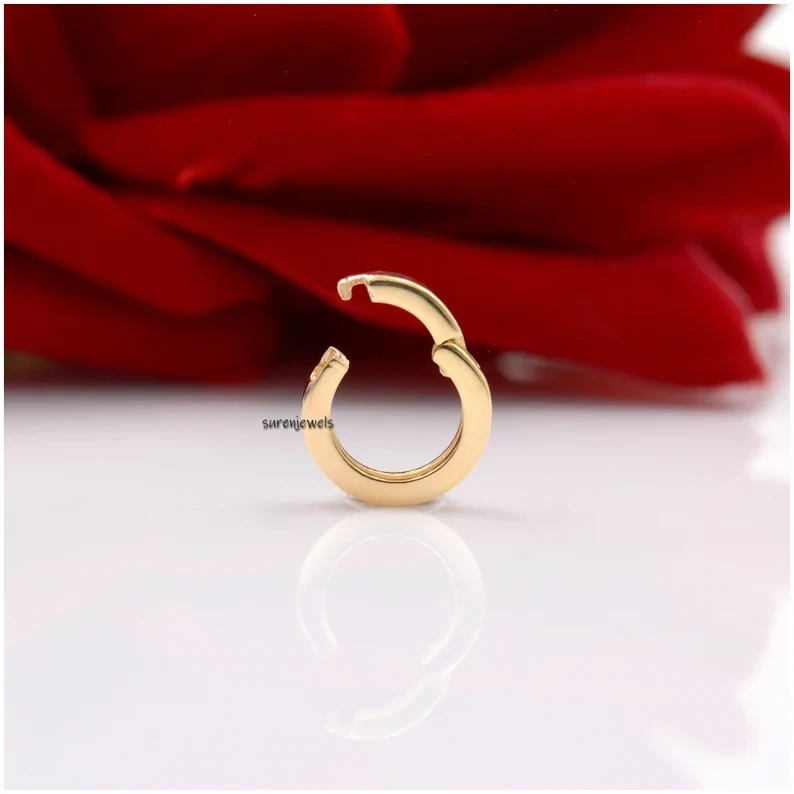 925 Silver Charm Enhancer – Solid Round Multi-Charm Holder by Suren Jewels