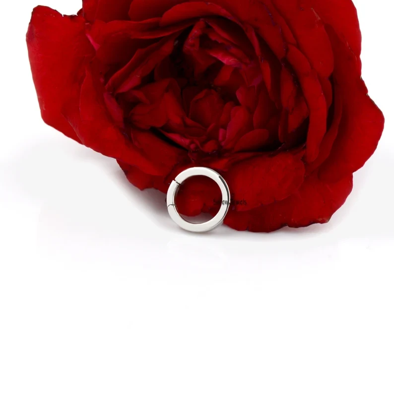 925 Silver Enhancer Charm Holder – Solid Silver Link Lock for Multi Links