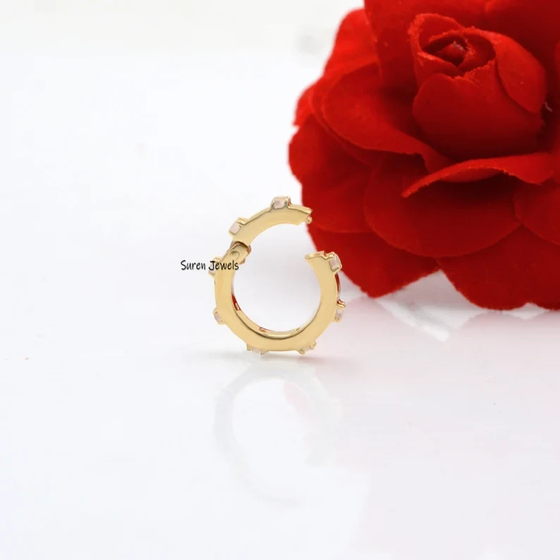 925 Silver Turquoise Round Enhancer – Circle Charm Holder Lock