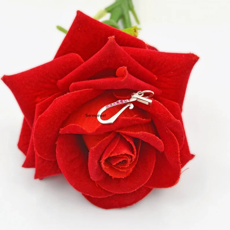 925 Silver Charm Holder Pendant – Multiple Diamond Charm Holder Pendant